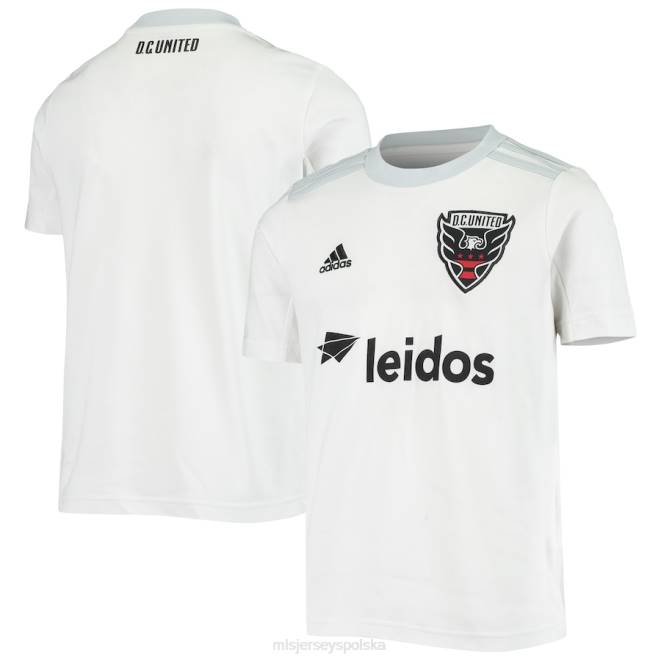 MLS Jerseys Dzieci DC Biała replika koszulki wyjazdowej United adidas 2020 NN6X386 golf