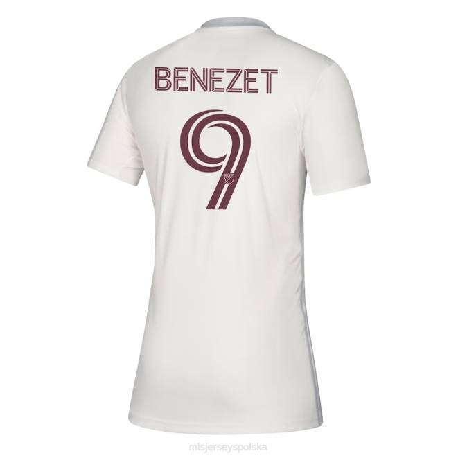 MLS Jerseys Dzieci Biała replika koszulki Colorado Rapids Nicolas Benezet adidas 2020 NN6X1354 golf