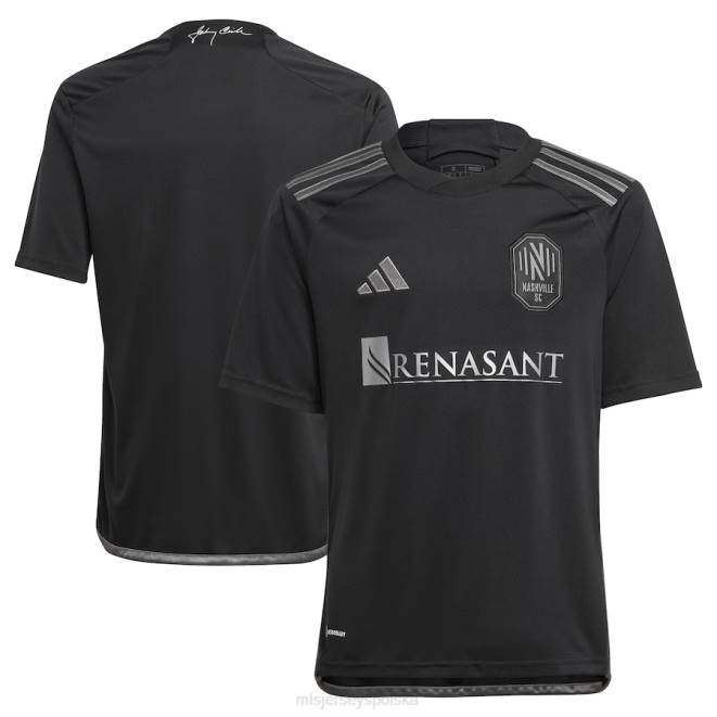 MLS Jerseys Dzieci nashville sc adidas czarny 2023 męski w czarnej replice koszulki NN6X75 golf