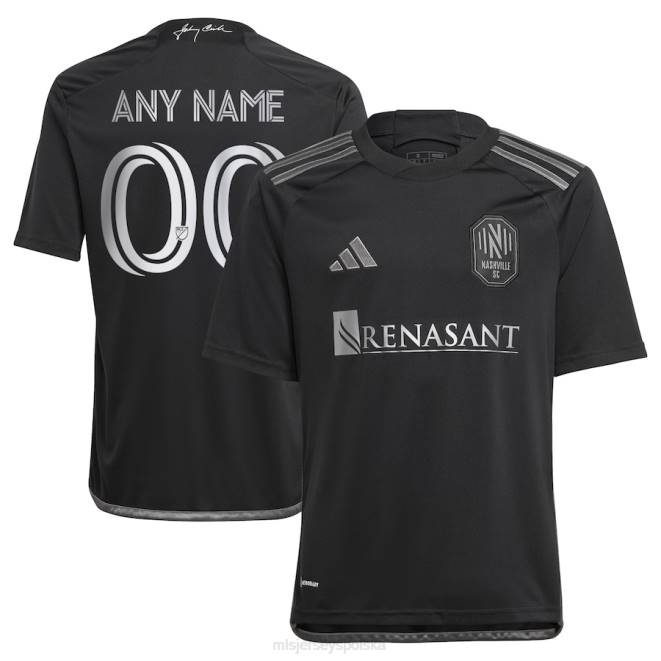 MLS Jerseys Dzieci nashville sc adidas czarny 2023 męski w czarnej replikie niestandardowej koszulki NN6X123 golf