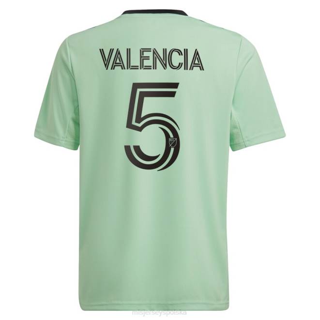 MLS Jerseys Dzieci austin fc jhojan valencia adidas mint 2022 zestaw Sentimiento replika koszulki gracza NN6X1455 golf
