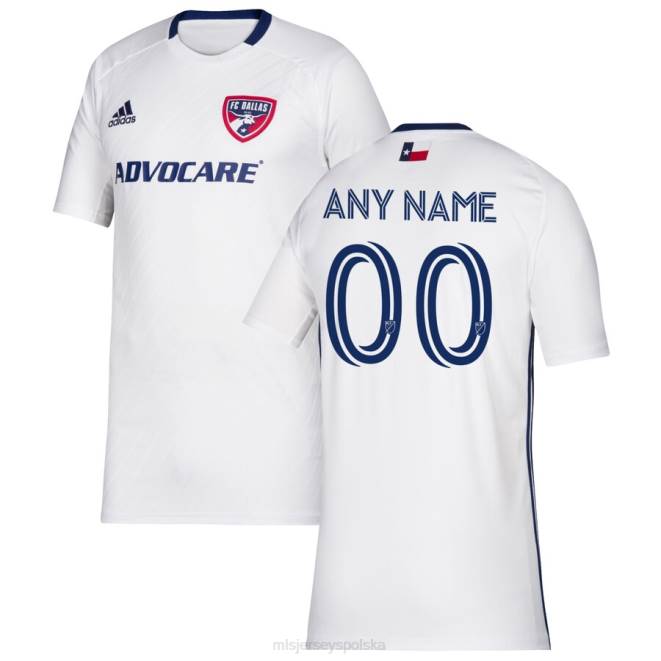 MLS Jerseys Dzieci Biała replika koszulki FC Dallas adidas 2019 na zamówienie NN6X1356 golf