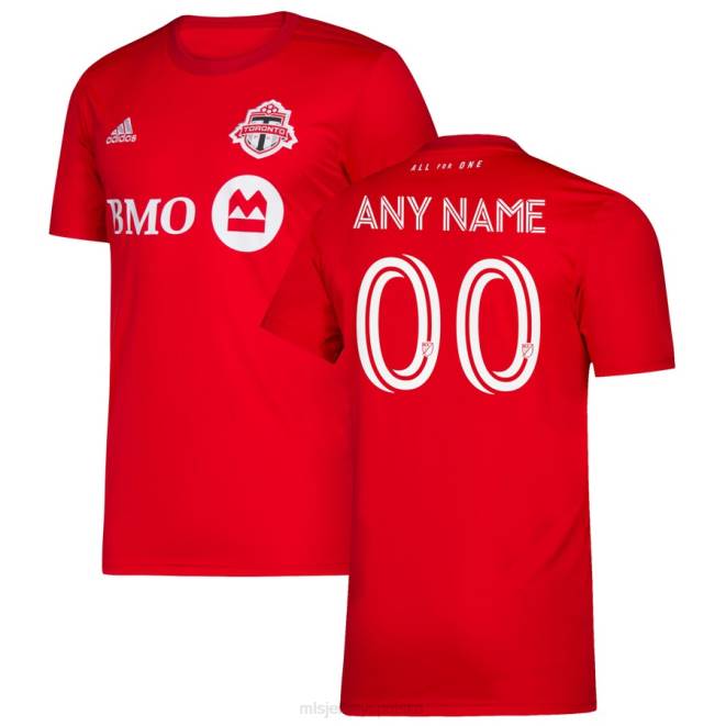 MLS Jerseys Dzieci Czerwona podstawowa replika koszulki adidas FC Toronto 2020 NN6X974 golf