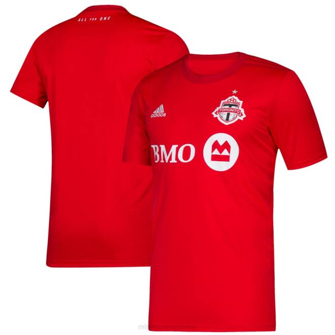 MLS Jerseys Dzieci Czerwona replika koszulki podstawowej adidas FC Toronto 2019 NN6X967 golf