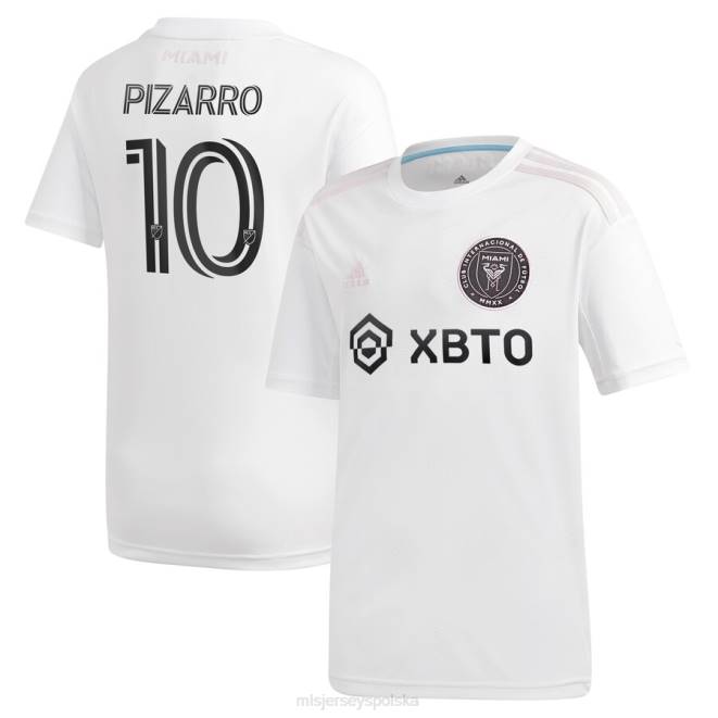 MLS Jerseys Dzieci Biała replika koszulki adidas Inter Miami CF Rodolfo Pizarro adidas 2020 NN6X1097 golf