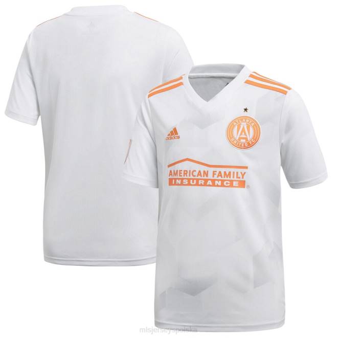 MLS Jerseys Dzieci Replika białej koszulki wyjazdowej adidas Atlanta United FC 2019 NN6X666 golf
