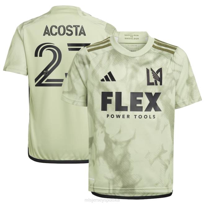 MLS Jerseys Dzieci Replika koszulki zawodnika Lafc Kellyn Acosta adidas 2023 z zasłoną dymną NN6X1171 golf
