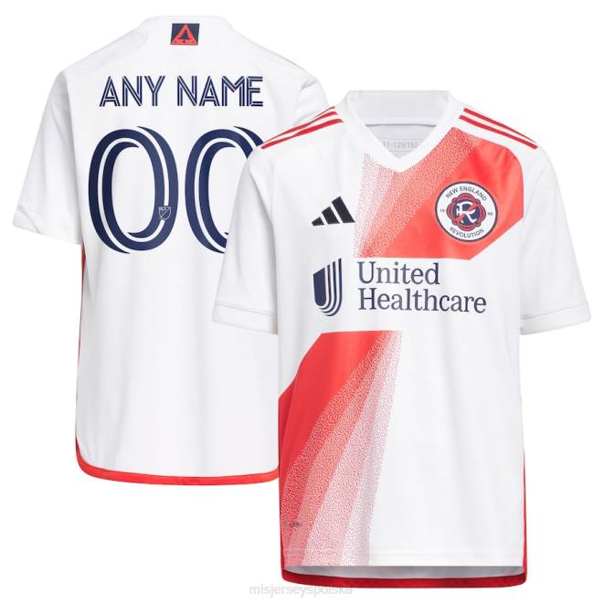 MLS Jerseys Dzieci Biała replika koszulki Adidas Rewolucja Nowej Anglii 2023 na zamówienie NN6X315 golf