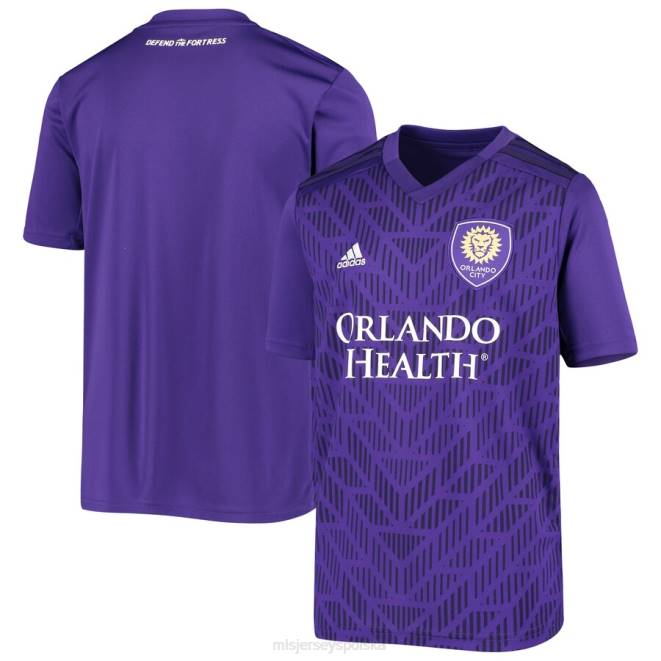 MLS Jerseys Dzieci Fioletowa replika koszulki domowej adidas Orlando City SC 2020 NN6X289 golf