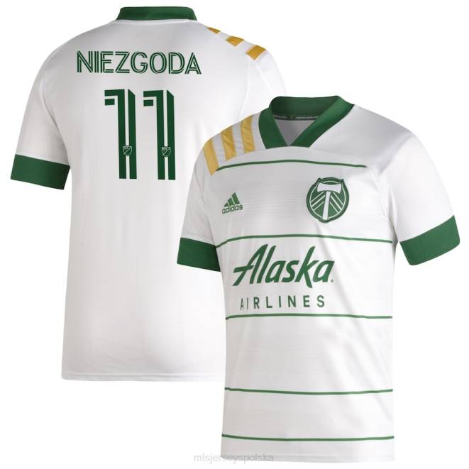 MLS Jerseys Dzieci Portland Timbers Jarosław niezgoda Biała replika koszulki adidas 2020 NN6X1481 golf