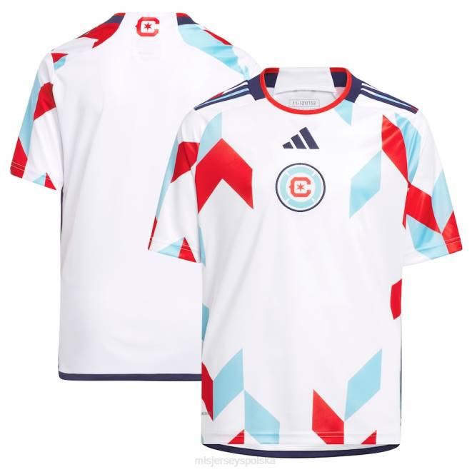 MLS Jerseys Dzieci chicago fire adidas biały 2023 zestaw do wszystkich replik koszulek NN6X157 golf