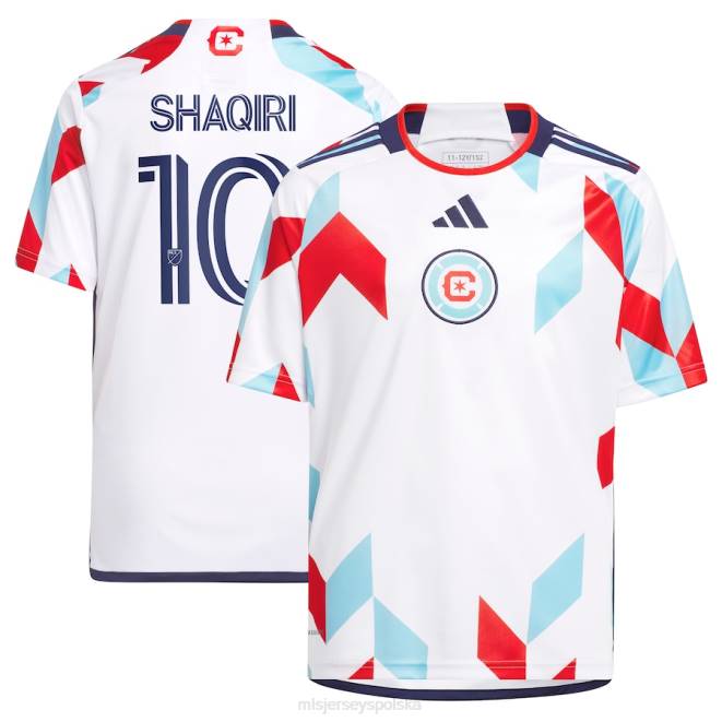 MLS Jerseys Dzieci chicago fire xherdan shaqiri adidas biały 2023 zestaw do wszystkich replik koszulek zawodników NN6X879 golf