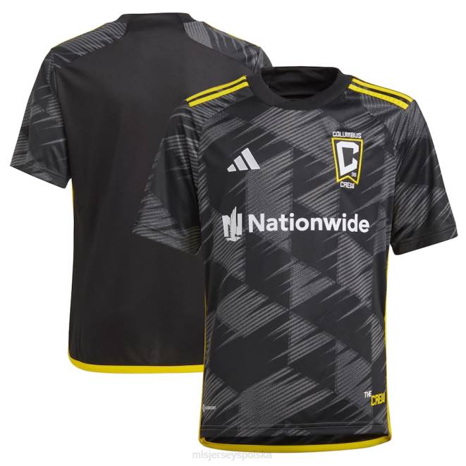 MLS Jerseys Dzieci Czarna replika koszulki adidas 2023 Speed ​​Kit firmy Columbus Crew NN6X239 golf