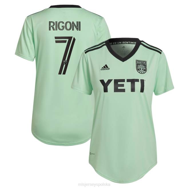 MLS Jerseys kobiety austin fc emiliano rigoni adidas mint 2023 zestaw sentymento replika koszulki gracza NN6X999 golf