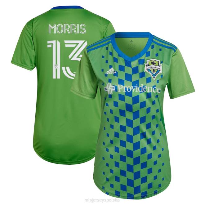 MLS Jerseys kobiety Seattle Sounders FC Jordan Morris Zielona replika koszulki zawodnika adidas 2023 Legacy NN6X1128 golf