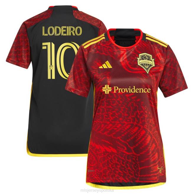 MLS Jerseys kobiety Seattle Sounders FC Nicolas Lodeiro adidas Red 2023 The Bruce Lee Kit replika koszulki NN6X1020 golf