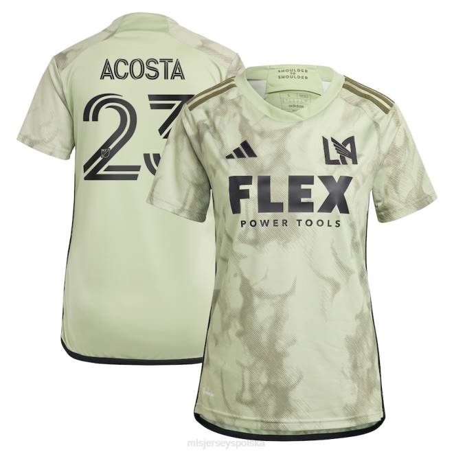 MLS Jerseys kobiety Replika koszulki zawodnika Lafc Kellyn Acosta adidas 2023 z zasłoną dymną NN6X1051 golf