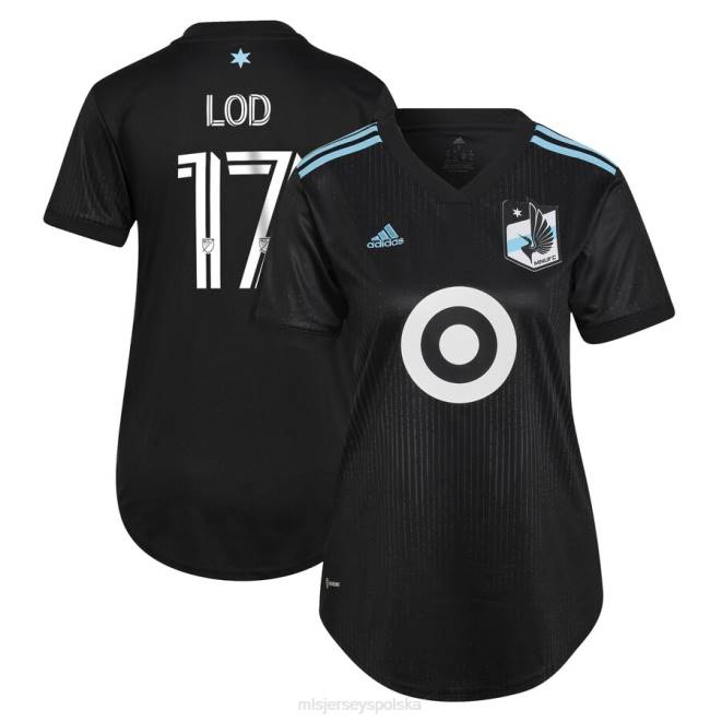 MLS Jerseys kobiety replika koszulki zawodnika minnesota united fc robin lod adidas czarna 2022 minnesota night kit NN6X1307 golf