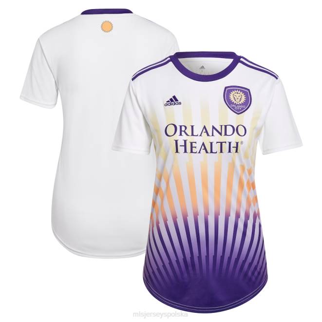 MLS Jerseys kobiety replika pustej koszulki adidas white 2022 the sunshine kit orlando city sc NN6X1314 golf