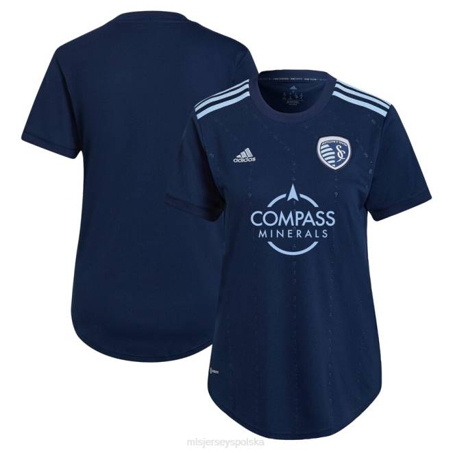 MLS Jerseys kobiety Replika sportowej koszulki adidas Kansas City Blue 2022 State Line 3.0 NN6X701 golf