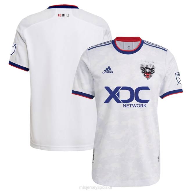 MLS Jerseys mężczyźni DC United adidas White 2022, autentyczna marmurowa koszulka NN6X264 golf