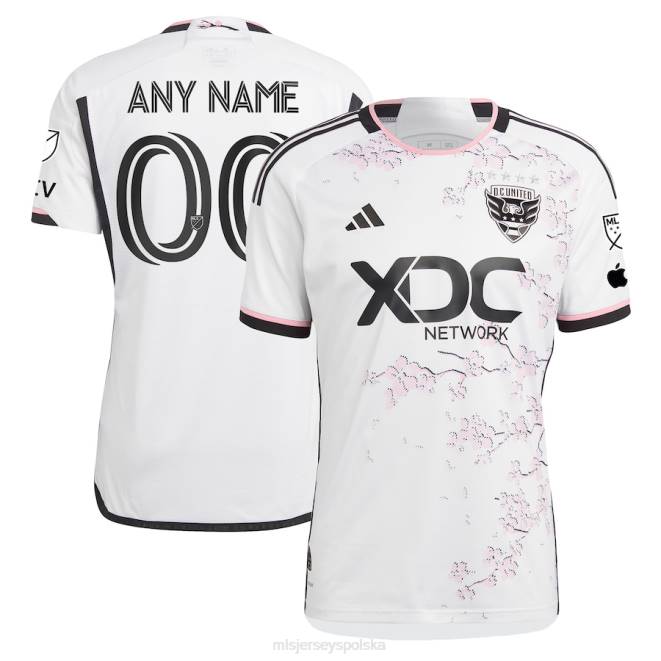 MLS Jerseys mężczyźni DC United adidas White 2023 zestaw do kwiatu wiśni, autentyczna, niestandardowa koszulka NN6X102 golf