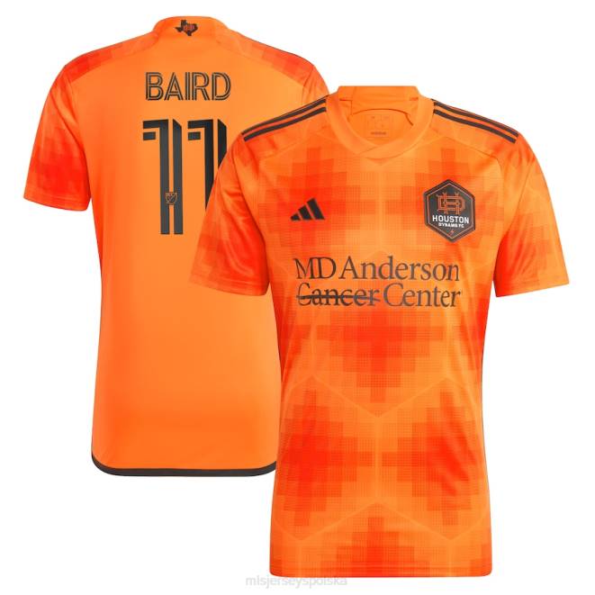 MLS Jerseys mężczyźni Replika koszulki Houston Dynamo FC Corey Baird adidas 2023 el sol NN6X768 golf
