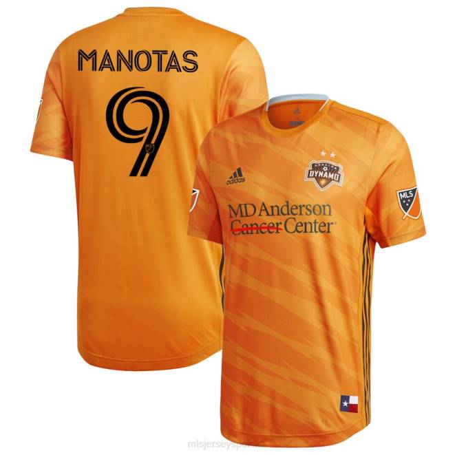 MLS Jerseys mężczyźni Houston Dynamo Mauro Manotas Adidas Pomarańczowa 2020 podstawowa, autentyczna koszulka zawodnika NN6X1348 golf