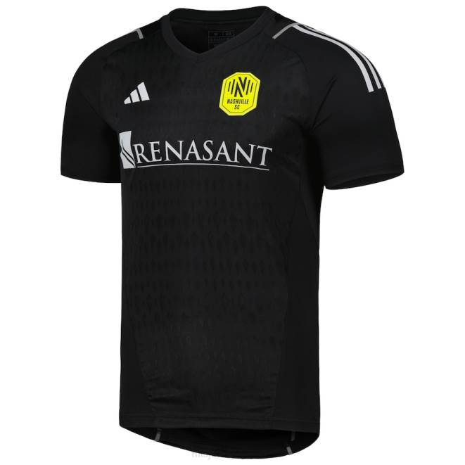 MLS Jerseys mężczyźni Replika koszulki bramkarskiej adidas Nashville SC adidas 2023 w kolorze czarnym NN6X482 golf