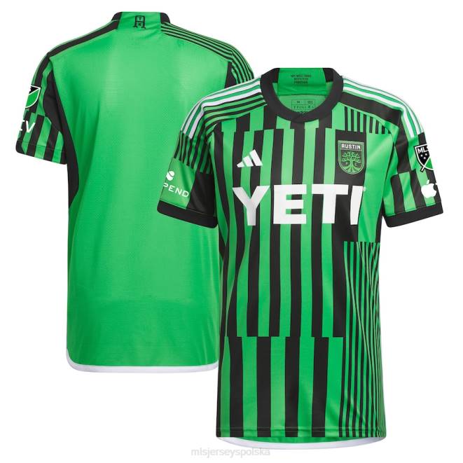 MLS Jerseys mężczyźni Oryginalna koszulka Austin FC adidas Green 2023 Las Voces NN6X22 golf