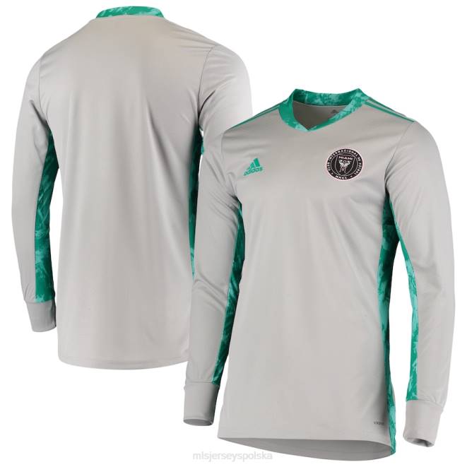 MLS Jerseys mężczyźni Szara koszulka bramkarska inter miami cf adidas 2020 z długim rękawem NN6X665 golf