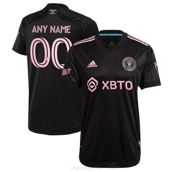 MLS Jerseys mężczyźni inter miami cf adidas czarna 2021 la palma, niestandardowa, autentyczna koszulka NN6X957 golf