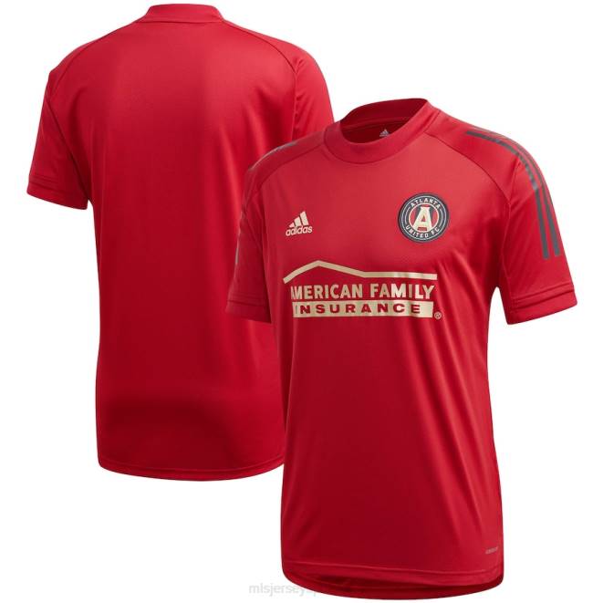 MLS Jerseys mężczyźni Czerwona koszulka treningowa adidas Atlanta United FC 2020 NN6X284 golf