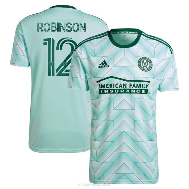MLS Jerseys mężczyźni Atlanta United FC Miles Robinson adidas Mint 2022 Replika koszulki gracza The Forest Kit NN6X772 golf