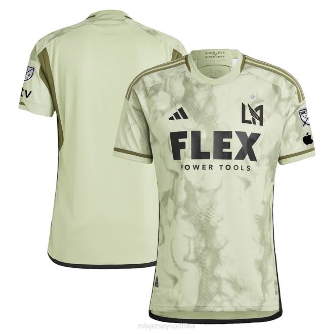 MLS Jerseys mężczyźni Autentyczna koszulka lafc adidas w kolorze zielonym 2023 smokescreen NN6X15 golf