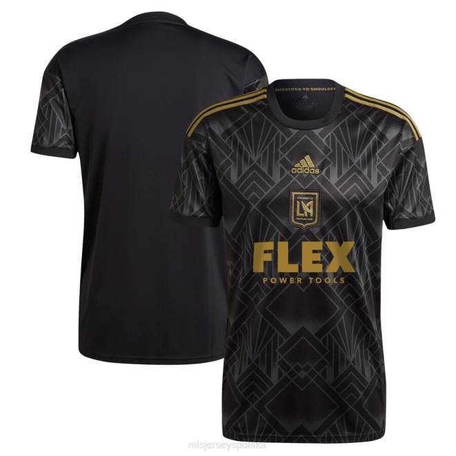 MLS Jerseys mężczyźni Replika pustej koszulki lafc adidas czarna 2022 na 5-lecie zestawu NN6X91 golf