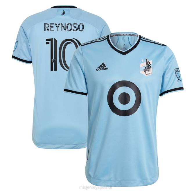 MLS Jerseys mężczyźni Minnesota United FC Emanuel Reynoso adidas jasnoniebieski 2021 The River Kit, autentyczna koszulka NN6X1297 golf