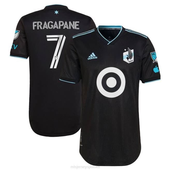MLS Jerseys mężczyźni Minnesota United FC Franco Fragapane Adidas Czarny 2023 Minnesota Night Kit Autentyczna koszulka NN6X852 golf