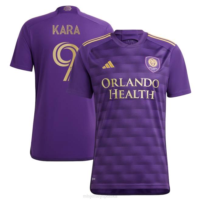 MLS Jerseys mężczyźni replika koszulki gracza Orlando City SC Ercan Kara adidas Purple 2023 The Wall Kit NN6X1146 golf