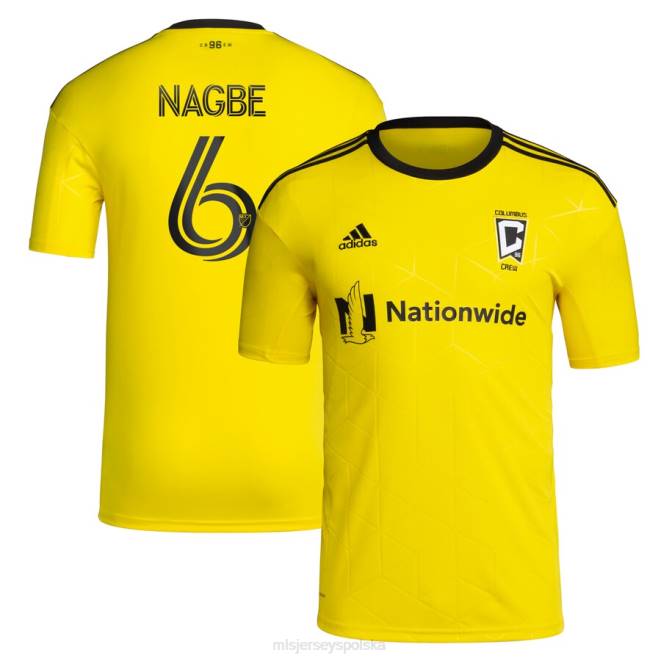 MLS Jerseys mężczyźni Replika koszulki gracza Columbus Crew Darlington Nagbe adidas 2022 w kolorze złotym NN6X1243 golf