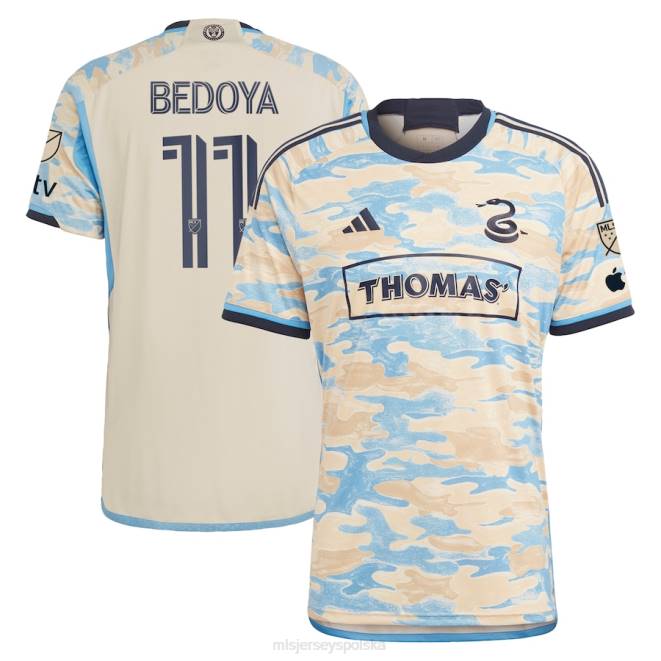 MLS Jerseys mężczyźni Philadelphia Union Alejandro Bedoya adidas tan 2023 dla autentycznej koszulki Philly NN6X1275 golf